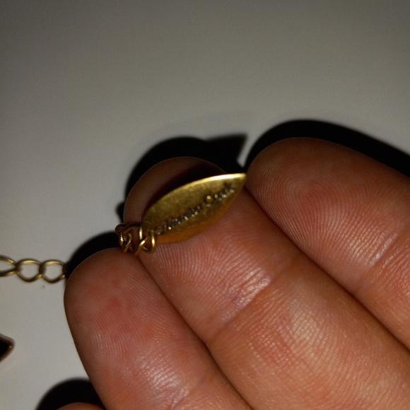 Coldwater creek black and goldtone necklace - Picture 8 of 8